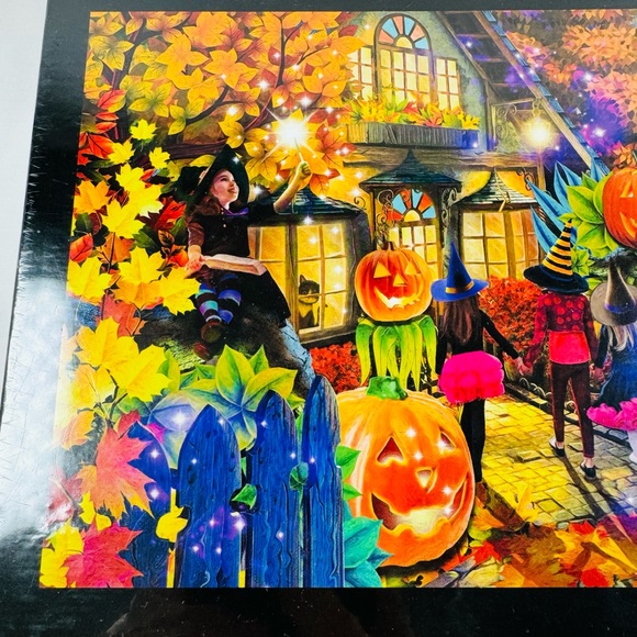 The Witching Hour 100 Piece Puzzle by Artist Rafael Trujillo Halloween Sealed - Picture 5 of 6
